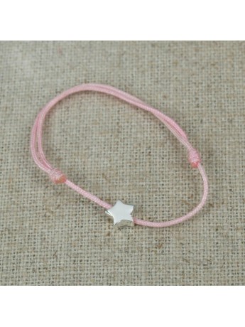 Bracelet mini étoile argent