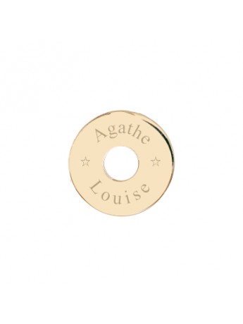 Médaille cible 15 mm à personnaliser