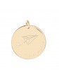 Médaille personnalisée avion origami