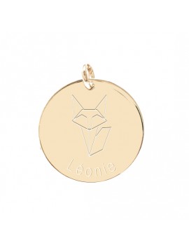Médaille personnalisée thème Origami